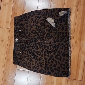 Leopard Skirt